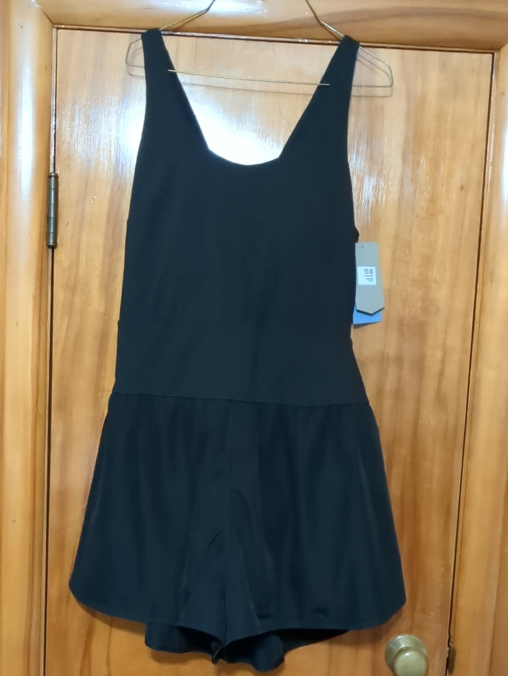Avia Black Crossback Romper